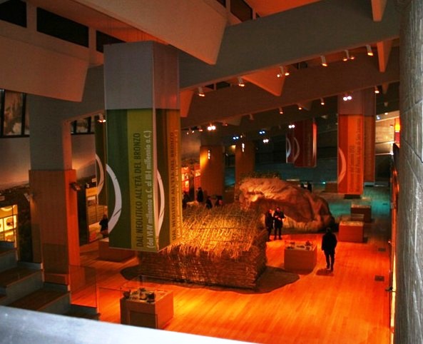 Il padiglione didattico del museo del Paleolitico di Isernia